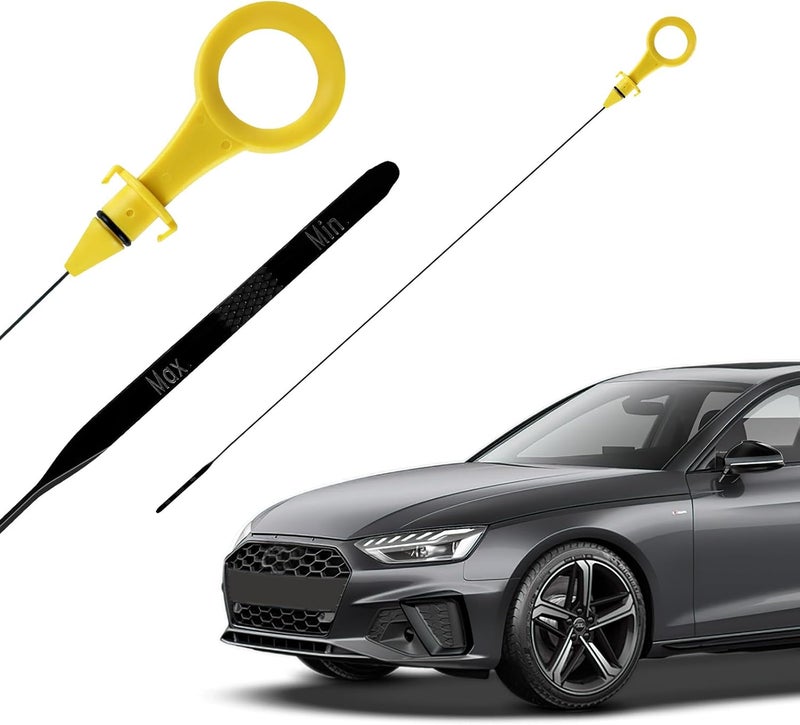 VerRich Car Engine Oil Dipstick Replacement OEM#06H-115-611E Fit for Audi A4 A5 2009-2017 Quattro 2011-2015 Q5 2012-16 Q3 |with 2.0T Car Engine Oil Fluid Dipstick Replacement 06J115611F - Image 1